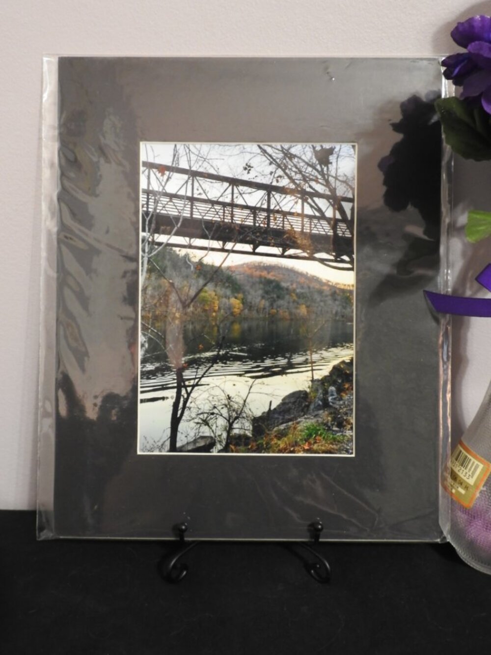 2/$13 Matted Photography Bridge Architecture in Autumn Mountains, 8x10